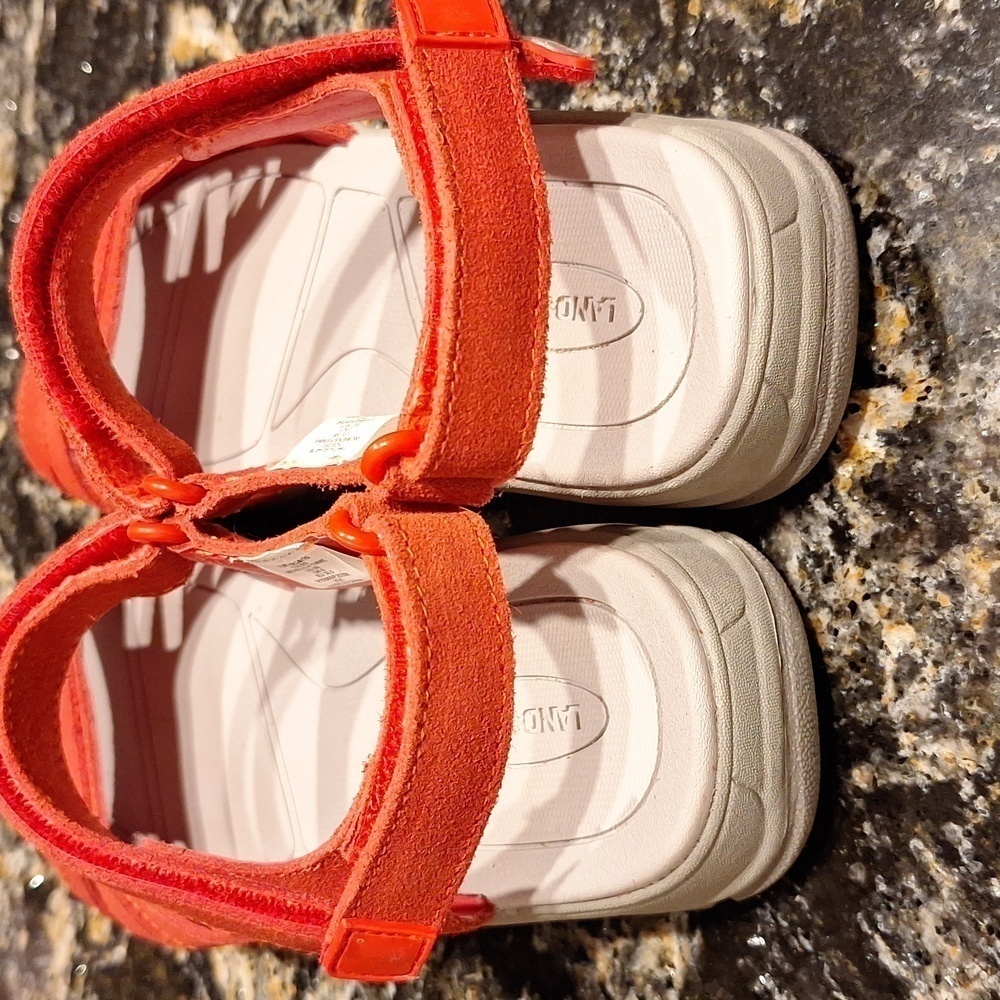 Womens Lands End Hook And Loop Sandals Size 8b. E… - image 3